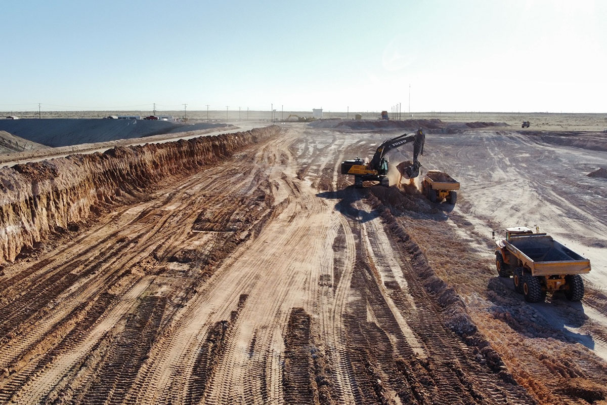 Oilfield Landfill New Cell Jal, NM (2021)